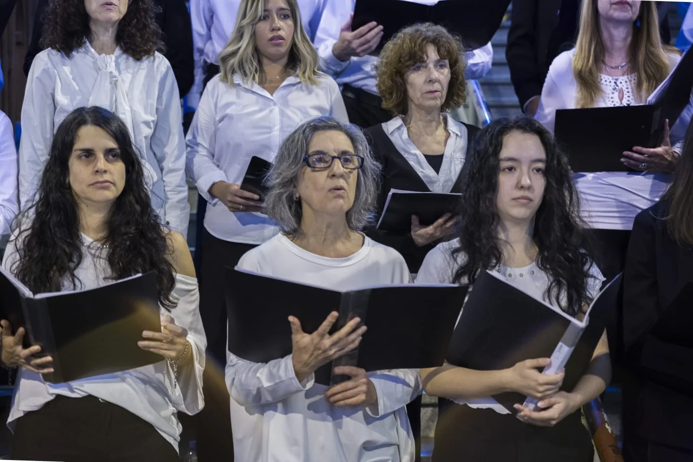 El Coro FIUBA durante La Noche de los Museos.