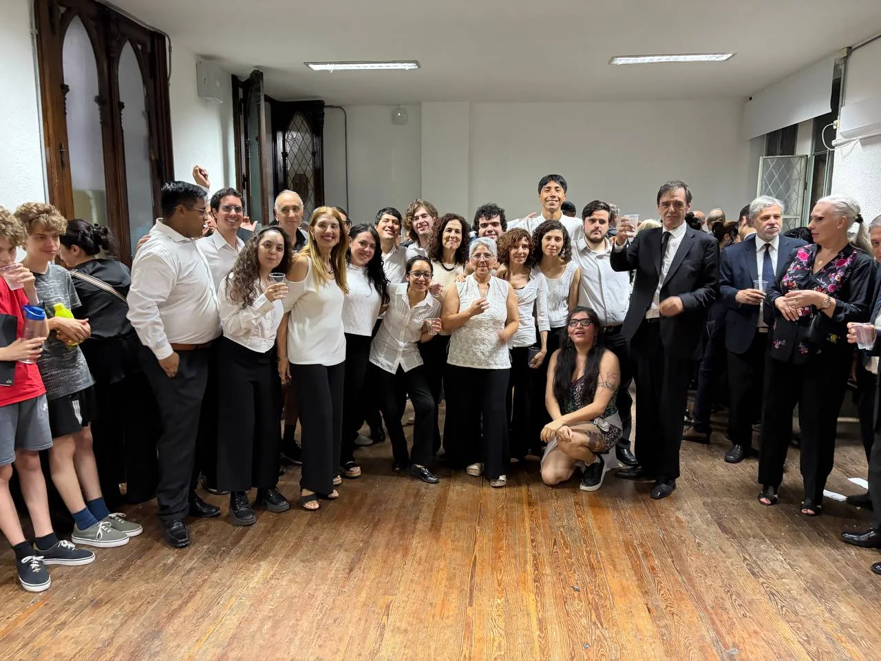 Un momento compartido fuera del escenario.